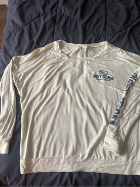 Quiet Storm Surf Shop Women’s Long Sleeve Tee - Light Yellow